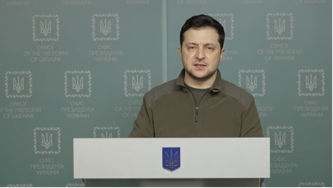 Ukraine has withstood and repelled attacks, Zelensky says